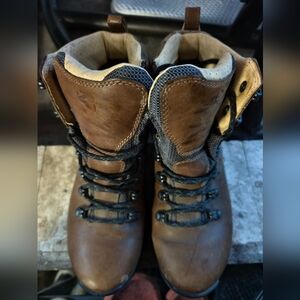 ECCO Men's Brown Leather Hiking Boots